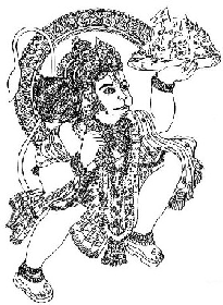 Bhakta Hanuman - O Devoto Perfeito e Deus dos guerreiros