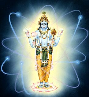 Senhor Sri Krishna em Seu aspecto todo-penetrante - Paramatma ou Superalma