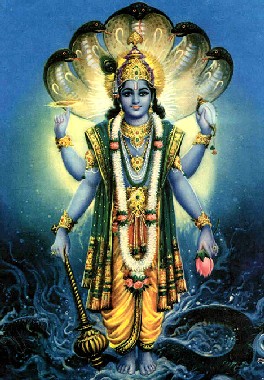 Sri Vishnu - Aspecto onipotente do Senhor Sri Krishna
